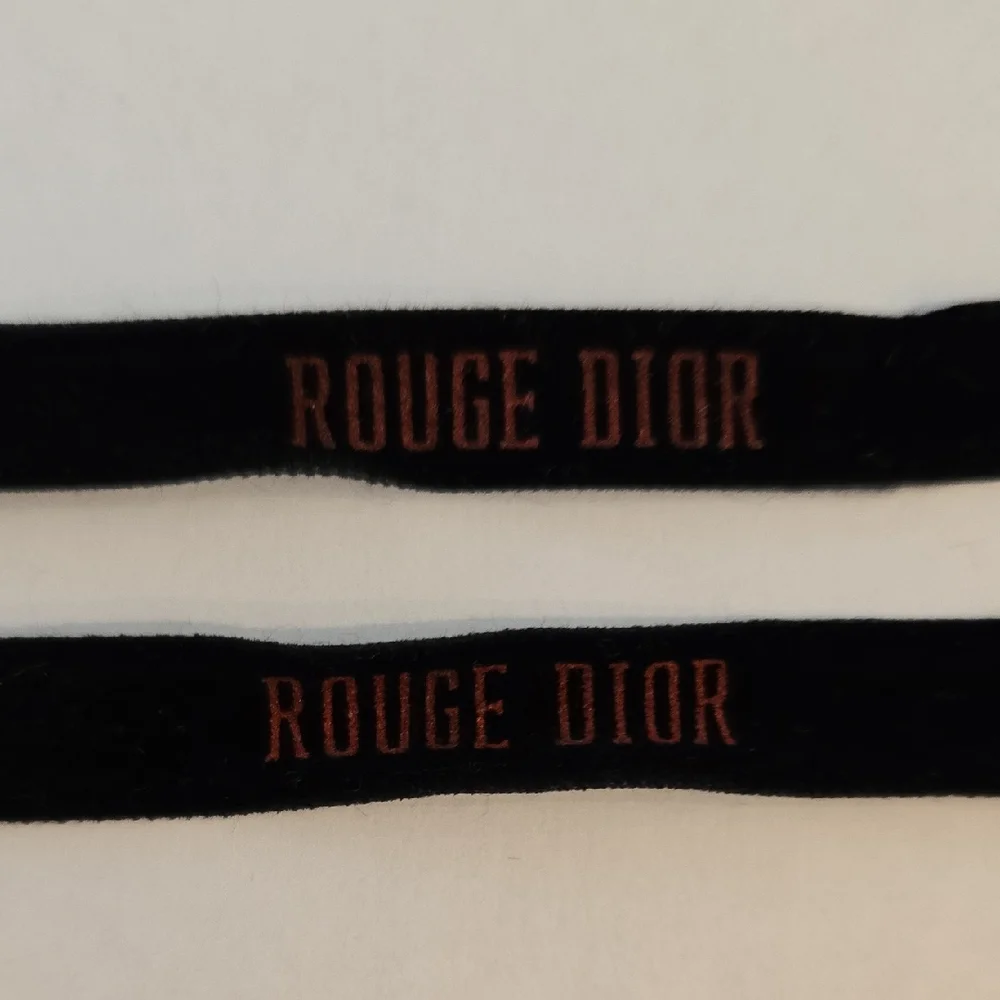 Dior choker necklace black velour material w/ adjustable clasp Vip Dior $29 Each